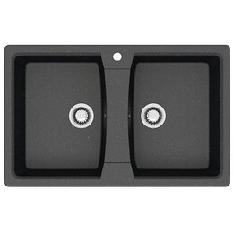 Кухонная мойка Azario Elmas CS00078333, чёрный, Цвет производителя: чёрный фото 