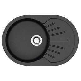 Кухонная мойка Azario Flora CS00079913, чёрный, Цвет производителя: чёрный фото 