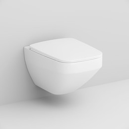 Унитаз подвесной Am.Pm Inspire V2.0 FlashClean C50A1700SC с сиденьем микролифт, Цвет производителя: белый фото 