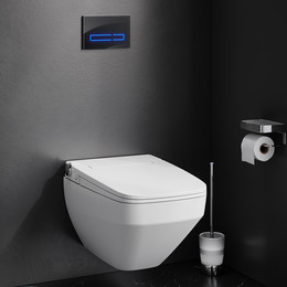 Унитаз-биде подвесной Am.Pm Inspire V2.0 TouchReel CCC50A1700SC с электронной крышкой микролифт фото 