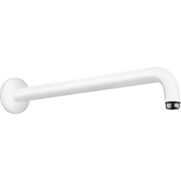 Кронштейн стеновой для верхнего душа Hansgrohe 389 мм 27413700, белый матовый фото 