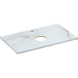 Столешница Cersanit Stone Aura 80 см A63854, светло-серый сатиновый фото 