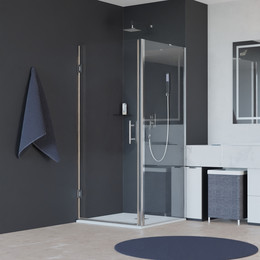 Душевое ограждение RGW HO-045 90x100 см 350604590-011 (стекло 8 мм) хром/прозрачное фото 