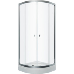 Душевое ограждение Triton Хром 90 см, хром/прозрачное фото 