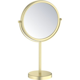 Зеркало косметическое настольное Timo Saona 13274/17, золото матовое фото 