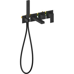 Смеситель для ванны Timo Selene 2014/03YSM, чёрный фото 