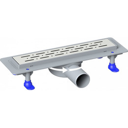 Трап Loranto Prime Line 60 см 4023.0Y050K.060.1, хром (под плитку), Цвет производителя: хром, Размер трапа: 600 фото 