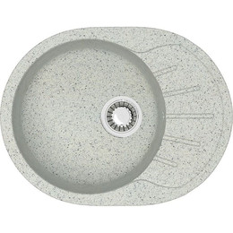 Кухонная мойка Azario Light CS00079923, светло-серый, Цвет производителя: светло-серый фото 