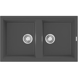 Кухонная мойка Omoikiri Kitagawa 86-2 GB 4993492, графит, Цвет производителя: графит фото 