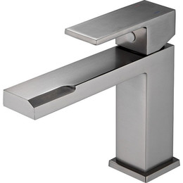 Смеситель для раковины Belz B10613-3, графит, Цвет производителя: оружейная сталь фото 