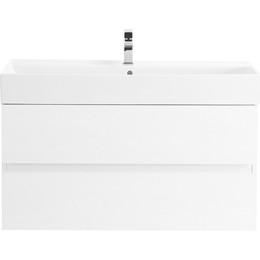 Тумба подвесная с раковиной Cezares MOLVENO 46-120-2C-SO-BG 120 см (раковина CZR-MIL-120-LVB), Bianco Ghiaccio фото 