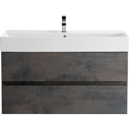 Тумба подвесная с раковиной Cezares MOLVENO 46-80-2C-SO-OSS 80 см (раковина CZR-MIL-80-LVB), Ossido фото 