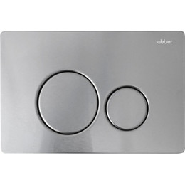 Кнопка смыва Abber AC0121MCH, хром матовый фото 