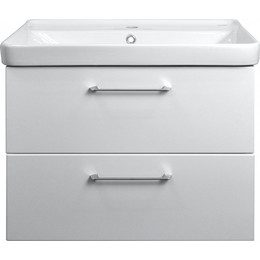 Тумба подвесная с раковиной Azario Ника 80 см CS00080145, белый матовый фото 