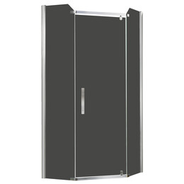 Душевое ограждение Azario Edmonton 90х90 см AZ-NNC3231-2 900 (стекло 8 мм) хром/тонированное фото 