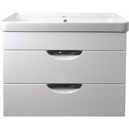 Тумба подвесная с раковиной Стиль Соло 70/2 см (раковина Monte) фото 