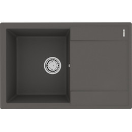 Кухонная мойка Lemark Imandra 760 9910029, серый шёлк, Цвет производителя: серый шёлк фото 