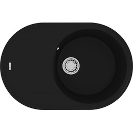 Кухонная мойка Lemark Lacha 760 9910055, антрацит, Цвет производителя: антрацит фото 