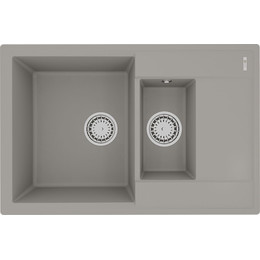 Кухонная мойка Lemark Ramza 760 9910039, грей, Цвет производителя: грей фото 
