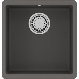 Кухонная мойка Lemark Sinara 400-U 9910065, серый шёлк, Цвет производителя: серый шёлк фото 