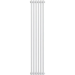 Вертикальный радиатор Zehnder Charleston 3180 300х1800 мм (6 секций) боковое подключение фото 