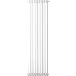 Вертикальный радиатор Zehnder Charleston 3150 550х1500 мм (12 секций) боковое подключение фото 