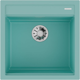 Кухонная мойка Omoikiri Kitagawa 51 AZ 4993832, azur blue матовый, Цвет производителя: azur blue матовый фото 