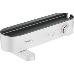 Смеситель для ванны с термостатом Hansgrohe ShowerTablet Select 24340700, белый матовый фото 