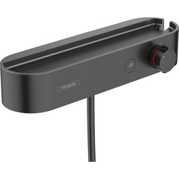 Смеситель для душа с термостатом Hansgrohe ShowerTablet Select 24360670, черный матовый фото 