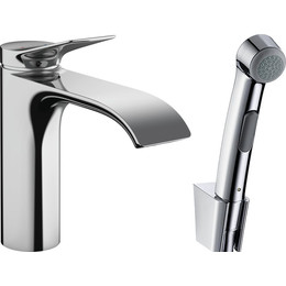 Смеситель для раковины с лейкой для биде Hansgrohe Vivenis 75210000 фото 