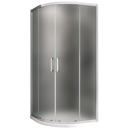 Душевое ограждение Abber Schwarzer Diamant 100 см AG01100M, хром/матовое фото 