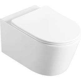 Унитаз подвесной безободковый Vincea Cute VT1-24 с крышкой микролифт фото 