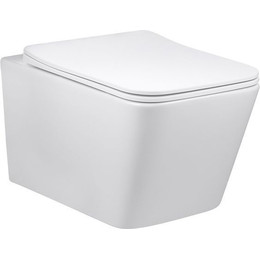 Унитаз подвесной безободковый Vincea Q-Line VT1-12 с крышкой микролифт, Цвет производителя: белый фото 