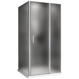 Душевое ограждение Abber Sonnenstrand 100x85 см AG04100MS-S85M, хром/матовое фото 