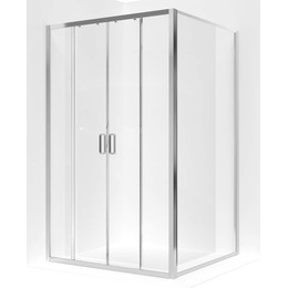 Душевое ограждение Ambassador Forsa 120x100 см 17021107AX-100AX, хром/прозрачное фото 