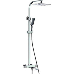 Душевая стойка с термостатом Gappo G2407-50, белый/хром фото 