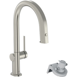 Смеситель для кухни Hansgrohe Aqittura M91 FilterSystem 210 76803800, сталь фото 