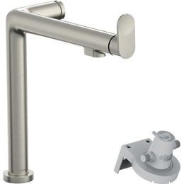Смеситель для кухни Hansgrohe Aqittura M91 FilterSystem 240 76804800, сталь фото 