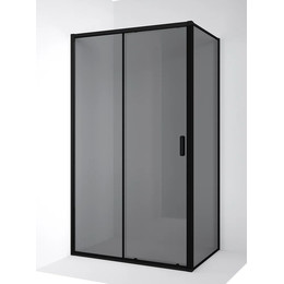 Душевое ограждение Ambassador Forsa 120x90 см 17022218ABB-90ABB, чёрный/тонированное фото 