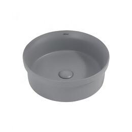 Раковина-чаша Abber Bequem 40 см AC2103MG, серый матовый фото 