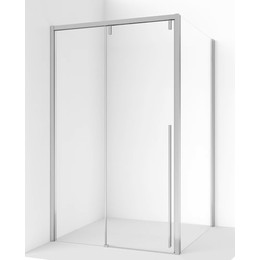 Душевое ограждение Ambassador Intense 130x100 см 110021102IX-100IX (стекло 8 мм) хром/прозрачное фото 