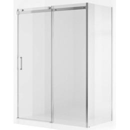 Душевое ограждение Ambassador Benefit 150x80 см 19021104HX-80HX (стекло 8 мм) хром/прозрачное фото 