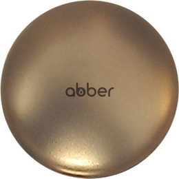 Декоративная крышка на слив для раковины Abber AC0014MMG, золото матовое фото 