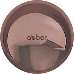 Декоративная крышка на слив для раковины Abber AC0014RG, розовое золото фото 