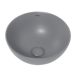 Раковина-чаша Abber Bequem 32 см AC2106MG, серый матовый фото 