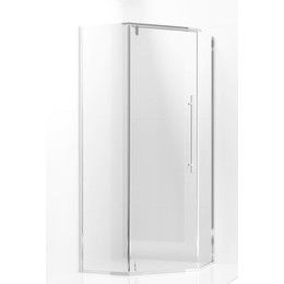 Душевое ограждение Ambassador Ritz 90 см 112011102 (стекло 8 мм) хром/прозрачное фото 
