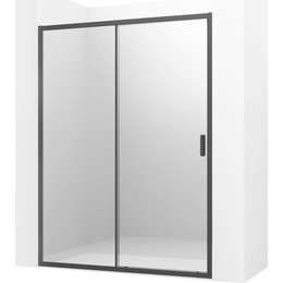 Душевая дверь Ambassador Forsa 160 см 17021222AB, чёрный/прозрачное фото 