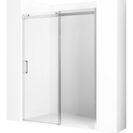 Душевая дверь Ambassador Benefit 150 см 19021104HX (стекло 8 мм) хром/прозрачное фото 