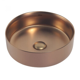 Раковина-чаша Abber Bequem 36 см AC2108MRG, розовое золото матовое фото 