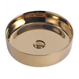 Раковина-чаша Abber Bequem 40 см AC2109GG, золото фото 